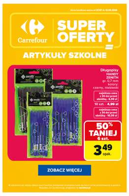 Carrefour - gazetka promocyjna SUPER OFERTY na artykuły szkolne! od wtorku 25.08 do poniedziałku 31.08