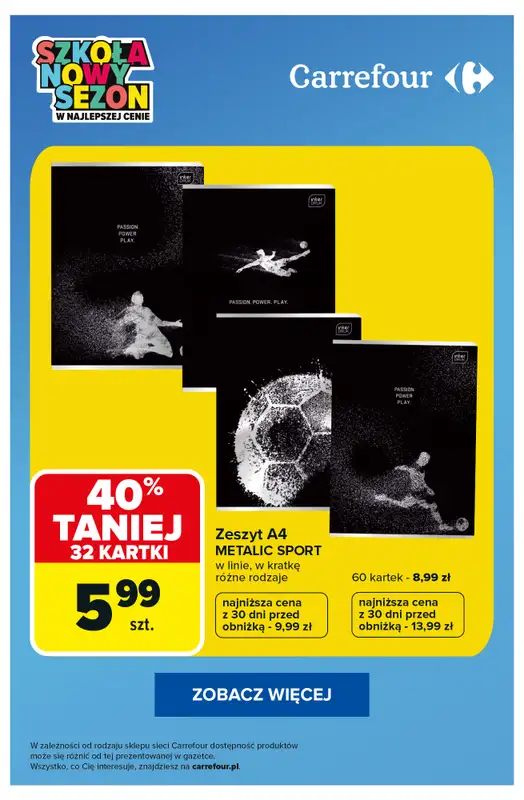 Carrefour - gazetka promocyjna SUPER OFERTY na artykuły szkolne! od wtorku 25.08 do poniedziałku 31.08 - strona 6