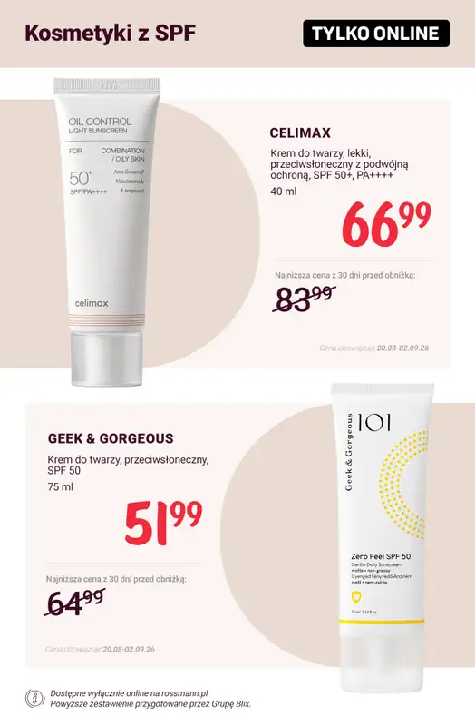 Rossmann - gazetka promocyjna Promocje TYLKO ONLINE od wtorku 25.08 do środy 02.09 - strona 4