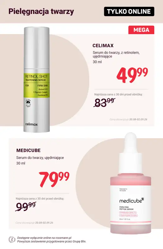 Rossmann - gazetka promocyjna Promocje TYLKO ONLINE od wtorku 25.08 do środy 02.09 - strona 3