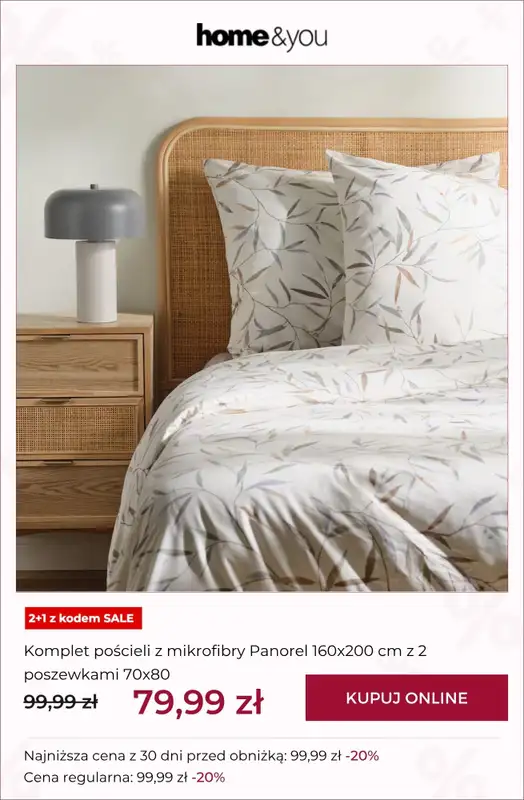home&you - gazetka promocyjna 2+1 za grosz SALE od wtorku 25.08 do czwartku 27.08 - strona 4