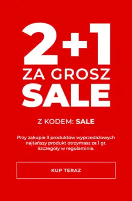 home&you - gazetka promocyjna 2+1 za grosz SALE od wtorku 25.08 do czwartku 27.08