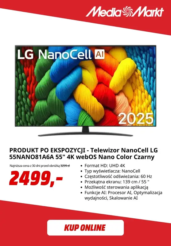 Media Markt - gazetka promocyjna Produkty po ekspozycji taniej! od wtorku 25.08 do środy 02.09 - strona 8