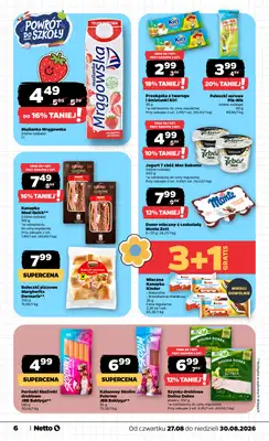 Netto - gazetka promocyjna Gazetka Spożywcza od czwartku 27.08 do niedzieli 30.08 - strona 6