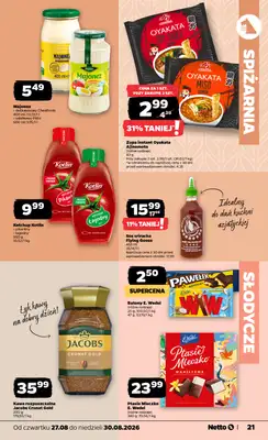 Netto - gazetka promocyjna Gazetka Spożywcza od czwartku 27.08 do niedzieli 30.08 - strona 21