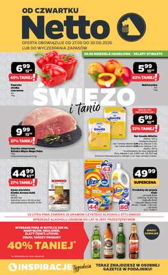 Netto - gazetka promocyjna Gazetka Spożywcza od czwartku 27.08 do niedzieli 30.08
