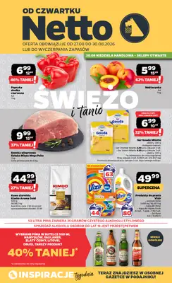 Netto - gazetka promocyjna Gazetka Spożywcza od czwartku 27.08 do niedzieli 30.08