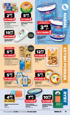 Netto - gazetka promocyjna Gazetka Spożywcza od czwartku 27.08 do niedzieli 30.08 - strona 11