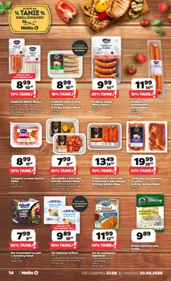Netto - gazetka promocyjna Gazetka Spożywcza od czwartku 27.08 do niedzieli 30.08 - strona 14