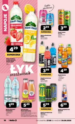 Netto - gazetka promocyjna Gazetka Spożywcza od czwartku 27.08 do niedzieli 30.08 - strona 16