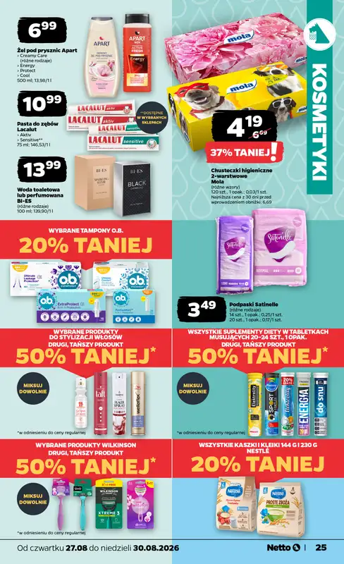Netto - gazetka promocyjna Gazetka Spożywcza od czwartku 27.08 do niedzieli 30.08 - strona 25