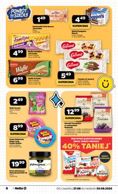 Netto - gazetka promocyjna Gazetka Spożywcza od czwartku 27.08 do niedzieli 30.08 - strona 8