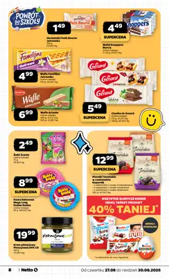 Netto - gazetka promocyjna Gazetka Spożywcza od czwartku 27.08 do niedzieli 30.08 - strona 8