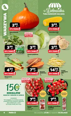 Netto - gazetka promocyjna Gazetka Spożywcza od czwartku 27.08 do niedzieli 30.08 - strona 4