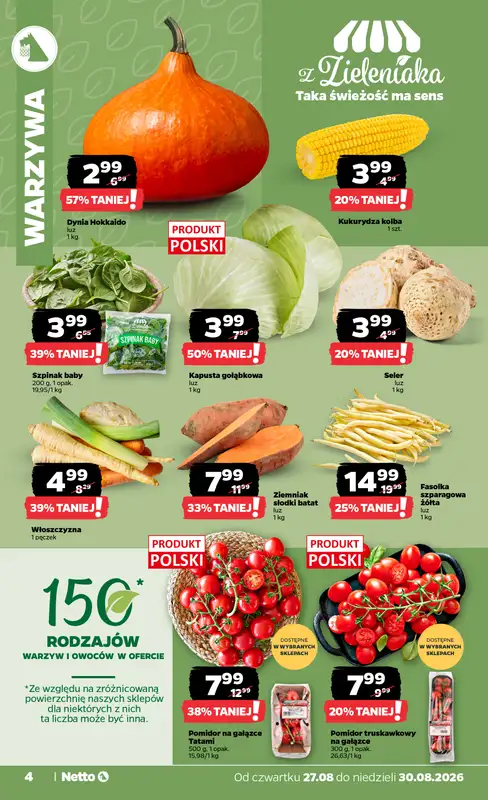 Netto - gazetka promocyjna Gazetka Spożywcza od czwartku 27.08 do niedzieli 30.08 - strona 4