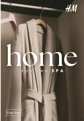 H&M - gazetka promocyjna HOME: domowe SPA od środy 26.08 