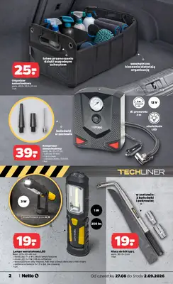 Netto - gazetka promocyjna Inspiracje tygodnia Samochodowy Niezbędnik od czwartku 27.08 do środy 02.09 - strona 2
