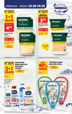 Biedronka - gazetka promocyjna Festiwal nabiału od wtorku 25.08 do soboty 12.09 - strona 3