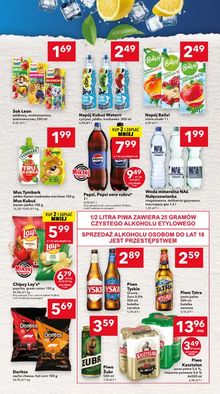 LEWIATAN - gazetka promocyjna Mamy TO w Lewiatanie – Górny Śląsk i Łódź od czwartku 27.08 do środy 02.09 - strona 7
