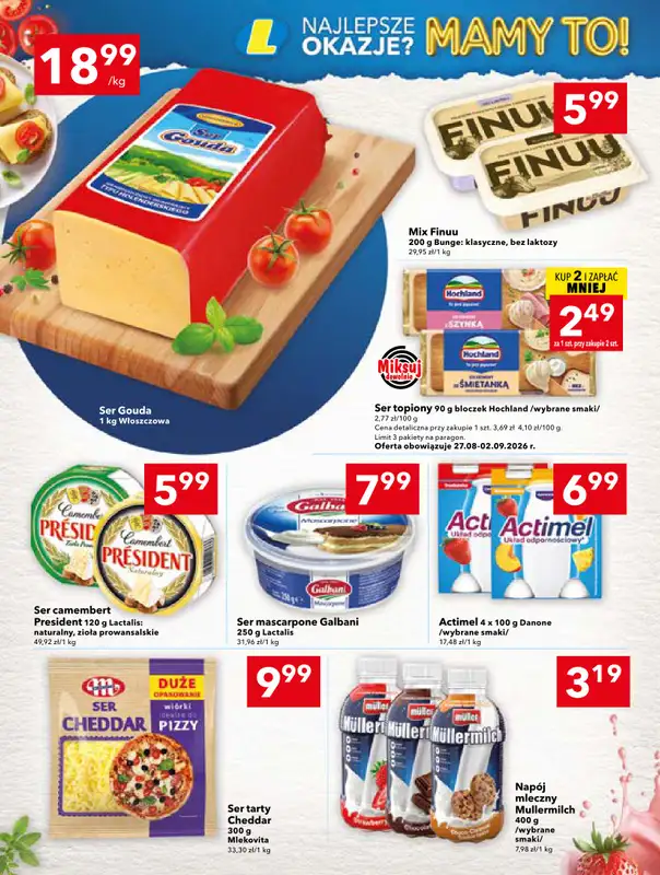 LEWIATAN - gazetka promocyjna Mamy TO w Lewiatanie – Kujawy od czwartku 27.08 do niedzieli 06.09 - strona 6