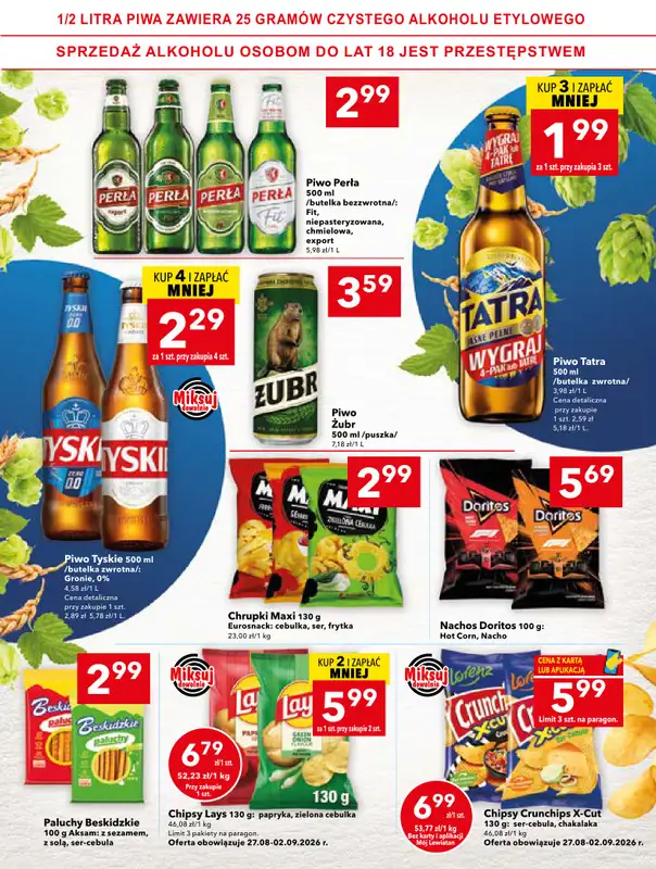 LEWIATAN - gazetka promocyjna Mamy TO w Lewiatanie – Kujawy od czwartku 27.08 do niedzieli 06.09 - strona 13