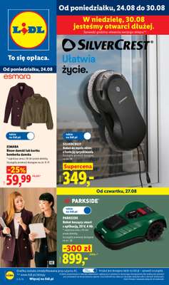 Lidl - gazetka promocyjna Katalog od poniedziałku 24.08 do niedzieli 30.08