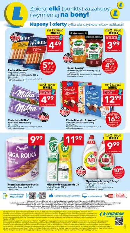 LEWIATAN - gazetka promocyjna Mamy TO w Lewiatanie – woj. lubelskie od czwartku 27.08 do środy 02.09 - strona 8
