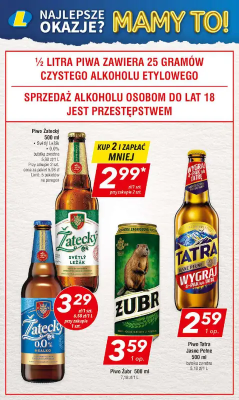 LEWIATAN - gazetka promocyjna Mamy TO w Lewiatanie – woj. małopolskie od czwartku 27.08 do środy 02.09 - strona 18
