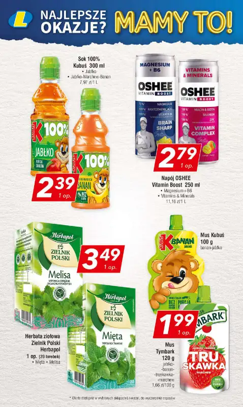 LEWIATAN - gazetka promocyjna Mamy TO w Lewiatanie – woj. małopolskie od czwartku 27.08 do środy 02.09 - strona 14