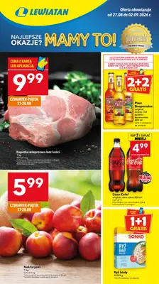 LEWIATAN - gazetka promocyjna Mamy TO w Lewiatanie – woj. mazowieckie od czwartku 27.08 do środy 02.09
