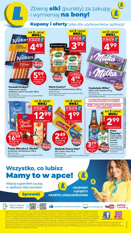 LEWIATAN - gazetka promocyjna Mamy TO w Lewiatanie – woj. mazowieckie od czwartku 27.08 do środy 02.09 - strona 8