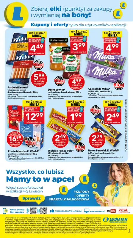 LEWIATAN - gazetka promocyjna Mamy TO w Lewiatanie – woj. opolskie od czwartku 27.08 do środy 02.09 - strona 8