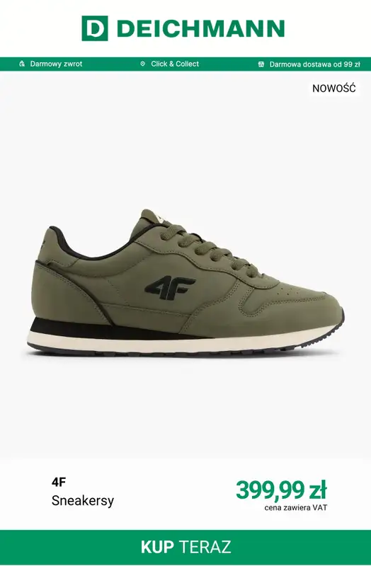 Deichmann - gazetka promocyjna Sneakersy męskie od wtorku 25.08  - strona 5