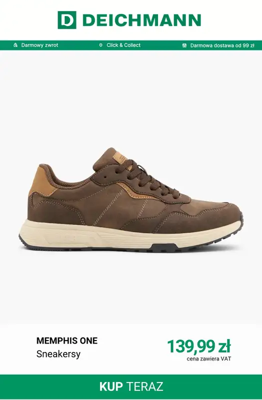 Deichmann - gazetka promocyjna Sneakersy męskie od wtorku 25.08  - strona 9