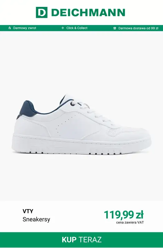 Deichmann - gazetka promocyjna Sneakersy męskie od wtorku 25.08  - strona 7