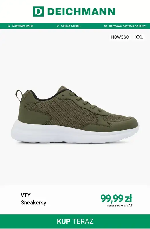 Deichmann - gazetka promocyjna Sneakersy męskie od wtorku 25.08  - strona 10