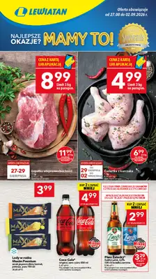 LEWIATAN - gazetka promocyjna Mamy TO w Lewiatanie – Północ od czwartku 27.08 do środy 02.09