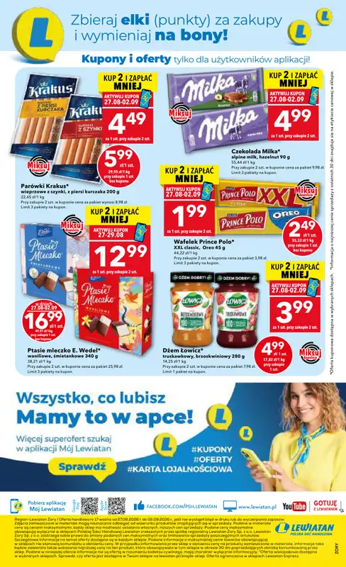 LEWIATAN - gazetka promocyjna Mamy TO w Lewiatanie – Żory od czwartku 27.08 do środy 02.09 - strona 12
