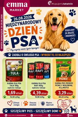 emma MARKET - gazetka promocyjna Plakat promocyjny od środy 26.08 do soboty 29.08