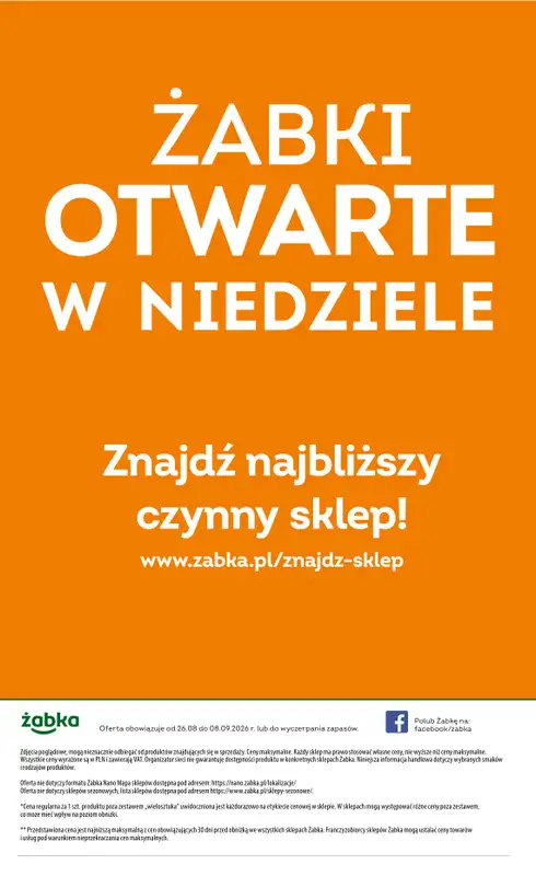 Żabka - gazetka promocyjna Gazetka Spożywcza od środy 26.08 do wtorku 08.09 - strona 16