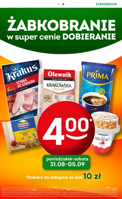 Żabka - gazetka promocyjna Gazetka Spożywcza od środy 26.08 do wtorku 08.09 - strona 3