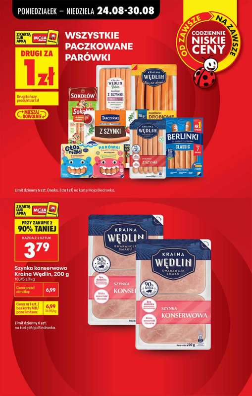Biedronka - gazetka promocyjna Od poniedziałku od poniedziałku 24.08 do niedzieli 30.08 - strona 13