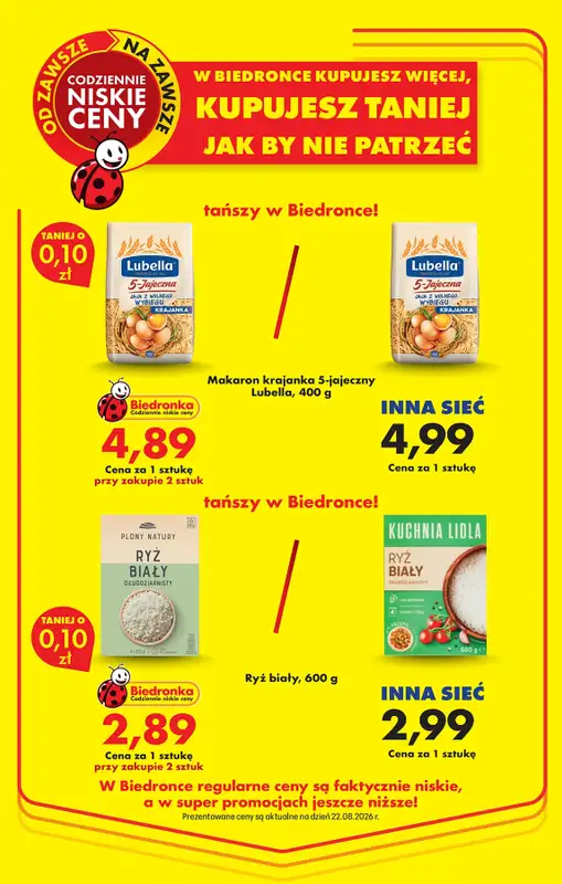 Biedronka - gazetka promocyjna Od poniedziałku od poniedziałku 24.08 do niedzieli 30.08 - strona 4