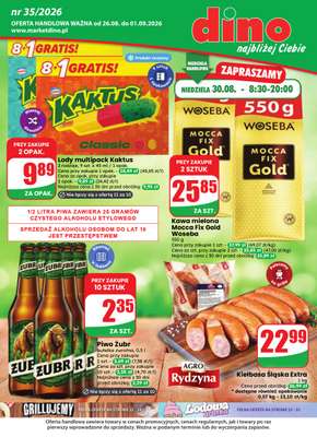 Dino - gazetka promocyjna Gazetka 35 / 2026 od środy 26.08 do wtorku 01.09