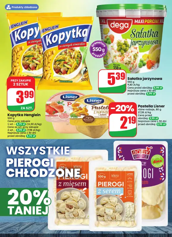 Dino - gazetka promocyjna Gazetka 35 / 2026 od środy 26.08 do wtorku 01.09 - strona 47