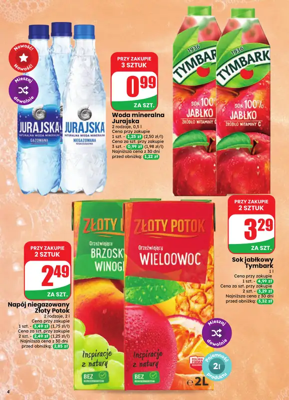 Dino - gazetka promocyjna Gazetka 35 / 2026 od środy 26.08 do wtorku 01.09 - strona 4