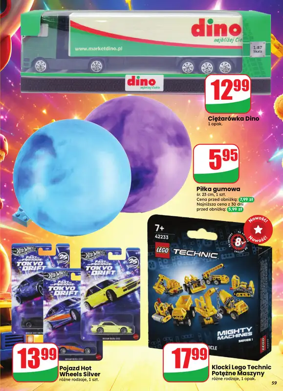 Dino - gazetka promocyjna Gazetka 35 / 2026 od środy 26.08 do wtorku 01.09 - strona 59