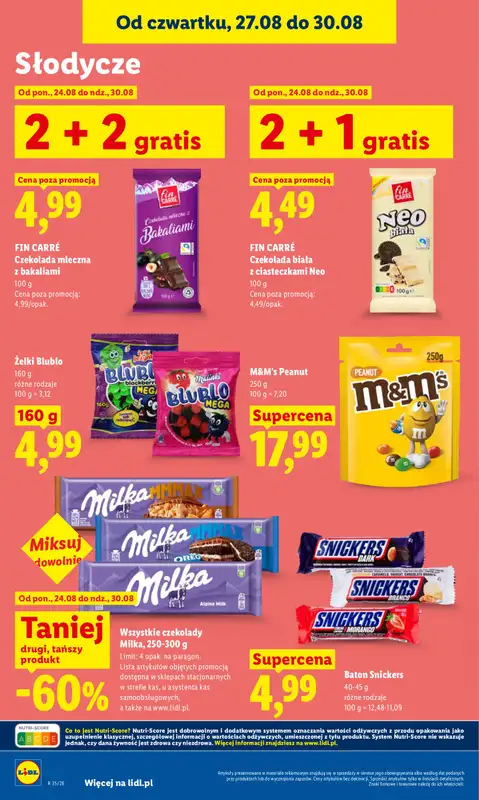 Lidl - gazetka promocyjna Oferta od czwartku od czwartku 27.08 do niedzieli 30.08 - strona 74