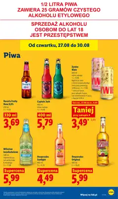 Lidl - gazetka promocyjna Oferta od czwartku od czwartku 27.08 do niedzieli 30.08 - strona 67