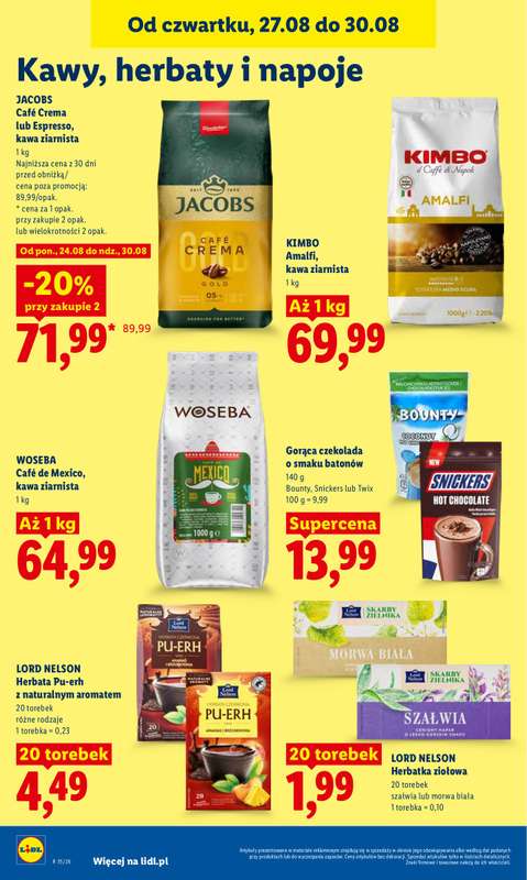 Lidl - gazetka promocyjna Oferta od czwartku od czwartku 27.08 do niedzieli 30.08 - strona 78